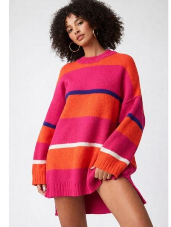 Free People Sweaters - Free People Peaches Striped Tunic Sweater